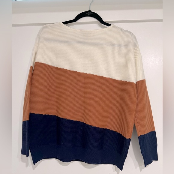 Evolution by Cyrus, Tarley Color Block Pullover Sweater, Size Large - Picture 9 of 9